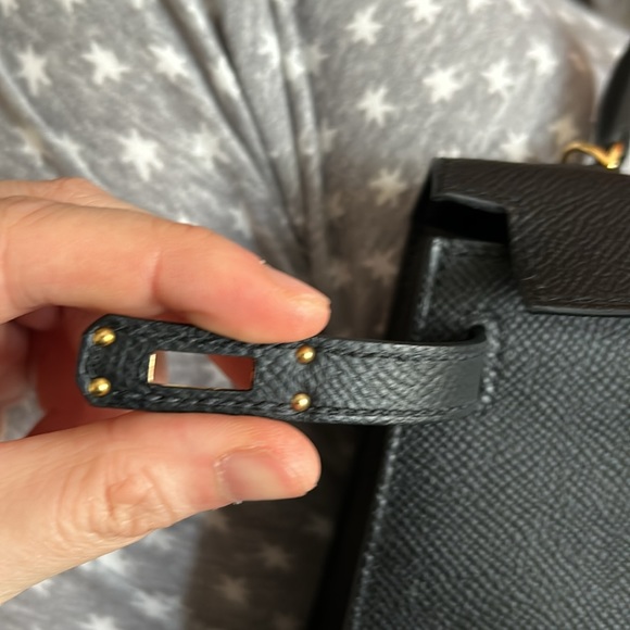 brand new hermes mini Kelly Epsom black gold hardware - Picture 7 of 9